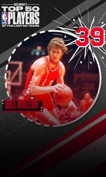 Top 50 NBA players from last 50 years: Bill Walton ranks No. 39
